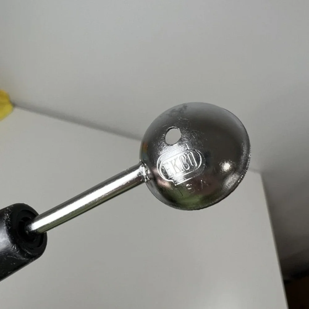 ECKO Melon Baller Scoop Vintage Kitchen Utensil, Black Handle, 2 Sizes, USA Made